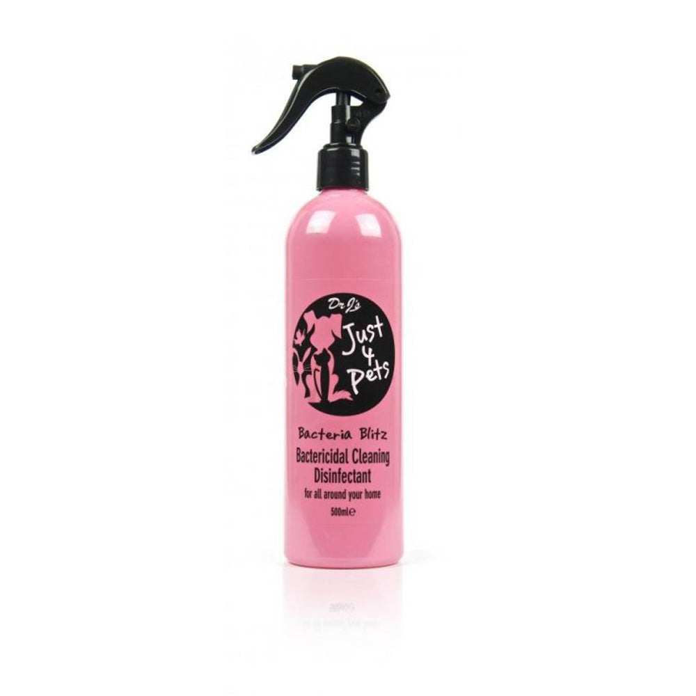 Just-4-Pets-Bacteria-Blitz-Cleaning-Disinfectant-Spray-500ml Just-4-Pets-Bacteria-Blitz-Cleaning-Disinfectant-Spray-500ml